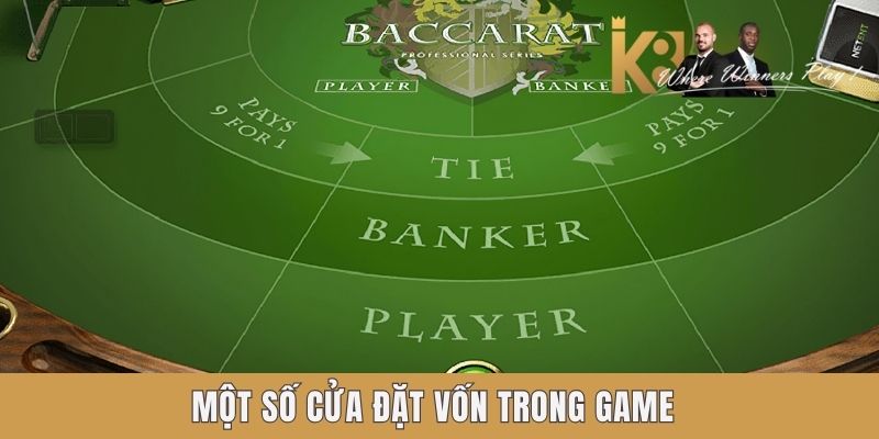 Một số cửa đặt vốn trong game Một số cửa đặt vốn trong game