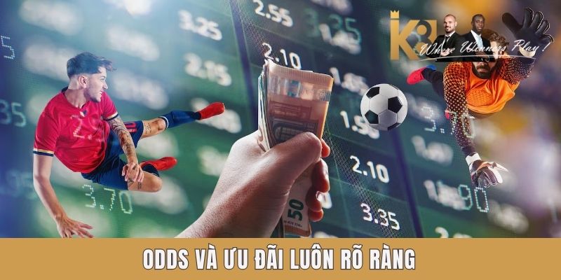 Odds và ưu đãi luôn rõ ràng Odds và ưu đãi luôn rõ ràng
